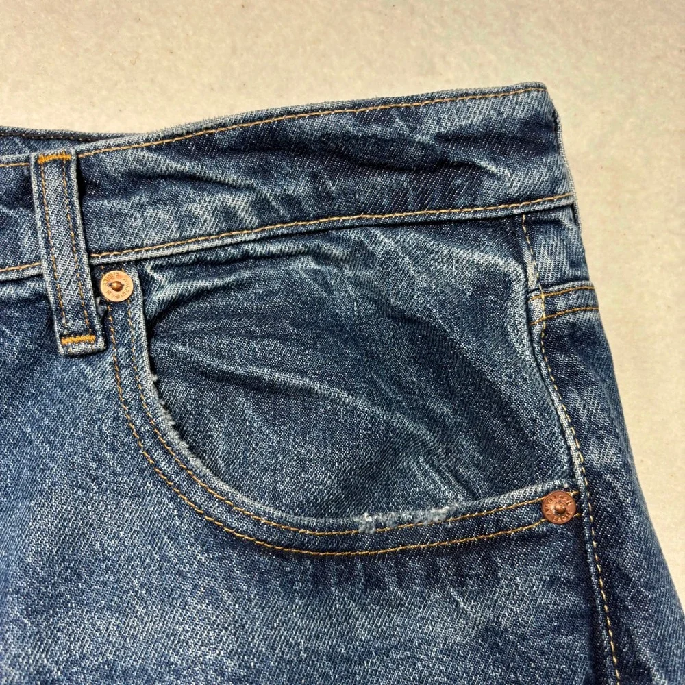 American Eagle Loose Fit Easyflex Jeans Mens 34x34 Medium Wash Wide Leg #1089